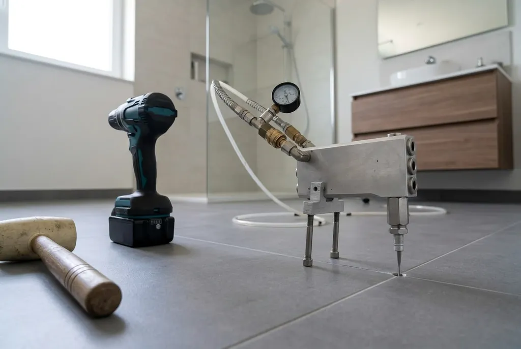 Kitbedrijf Veenendaal – holle tegels injecteren
